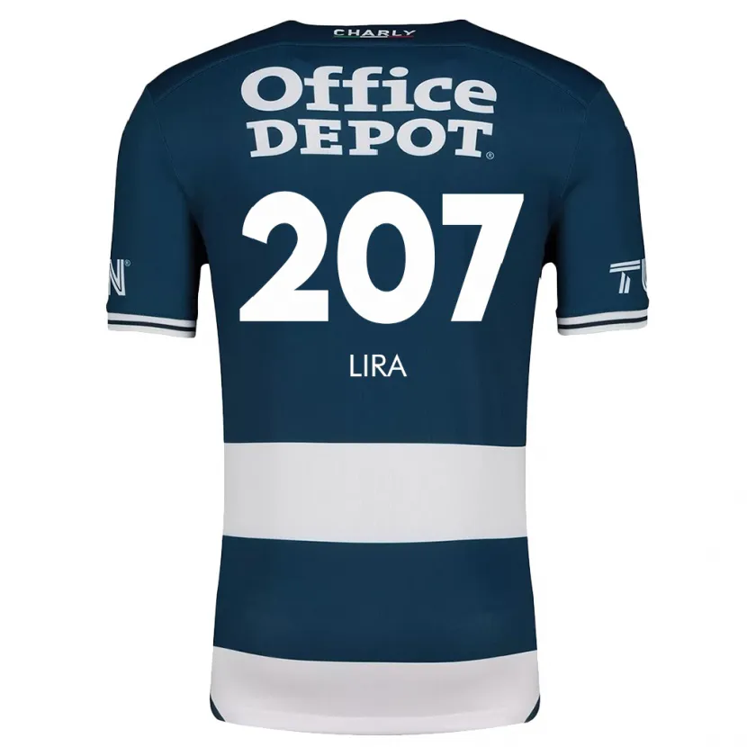 Danxen Mujer Camiseta Almir Lira #207 Azul Blanco 1ª Equipación 2024/25 La Camisa México