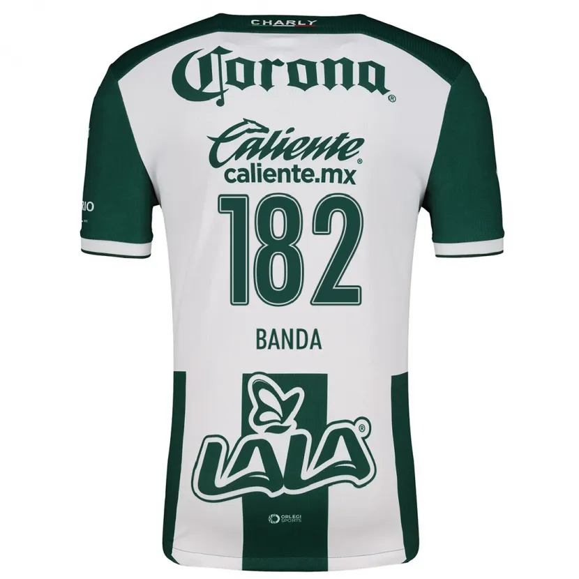 Danxen Mujer Camiseta Iker Banda #182 Verde Blanco 1ª Equipación 2024/25 La Camisa México