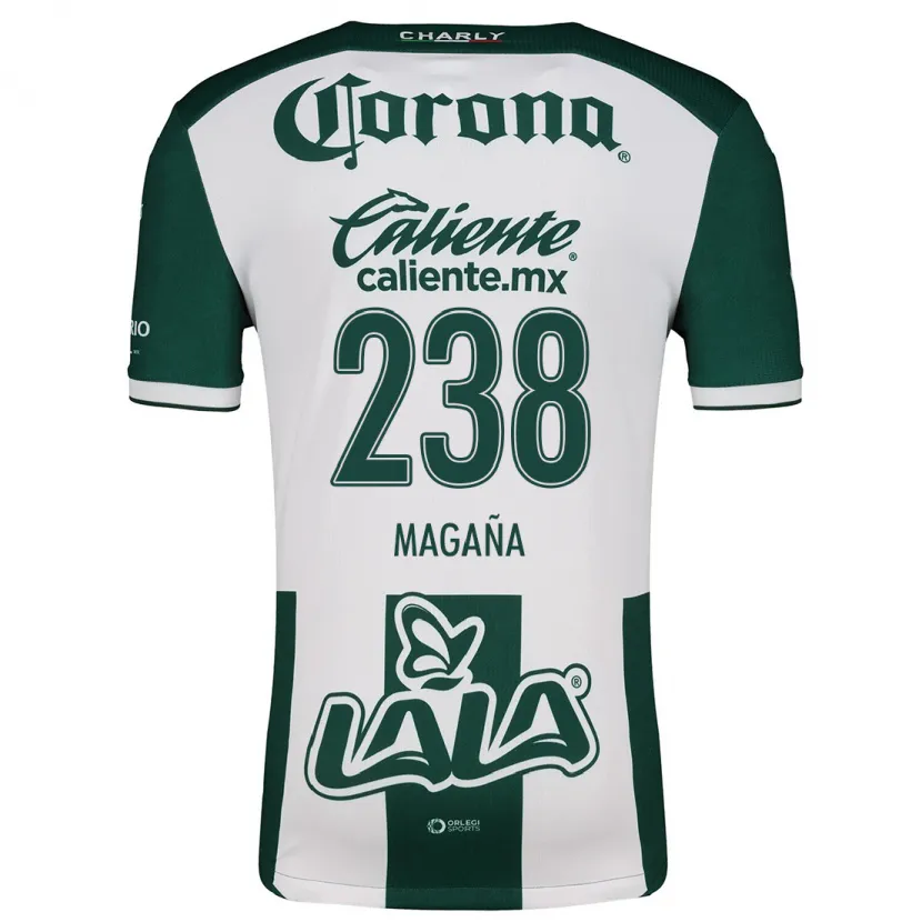 Danxen Mujer Camiseta Emilio Magaña #238 Verde Blanco 1ª Equipación 2024/25 La Camisa México