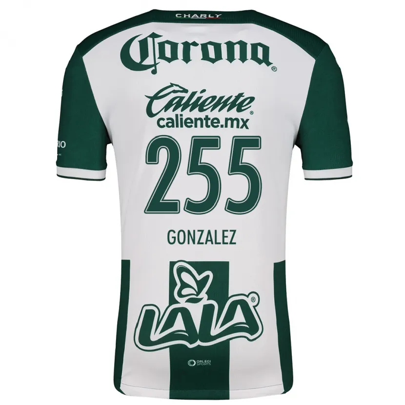 Danxen Mujer Camiseta Valente González #255 Verde Blanco 1ª Equipación 2024/25 La Camisa México