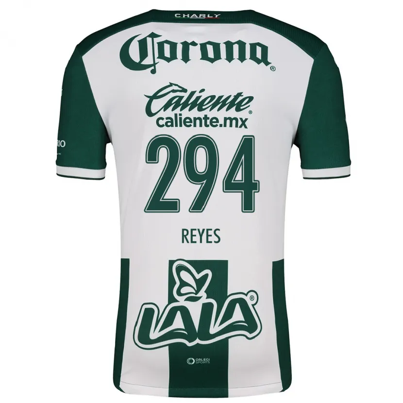 Danxen Mujer Camiseta Máximo Reyes #294 Verde Blanco 1ª Equipación 2024/25 La Camisa México