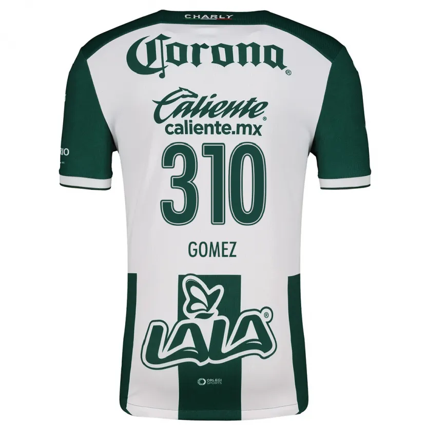 Danxen Mujer Camiseta Luis Gómez #310 Verde Blanco 1ª Equipación 2024/25 La Camisa México