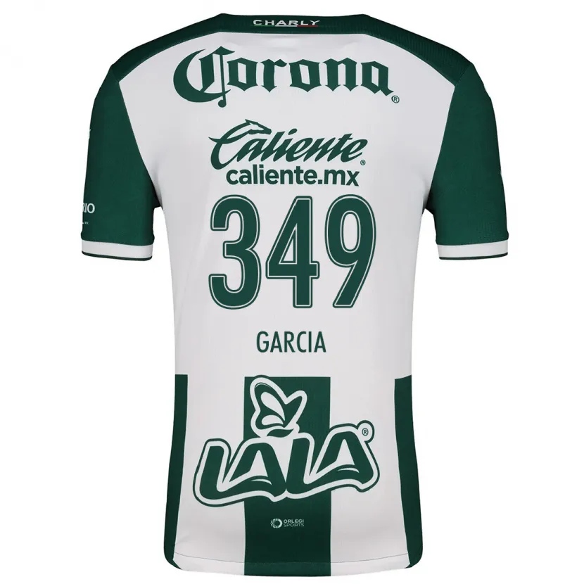 Danxen Mujer Camiseta Diego García #349 Verde Blanco 1ª Equipación 2024/25 La Camisa México