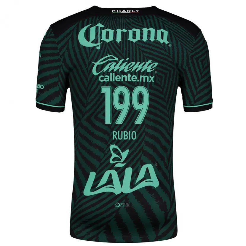 Danxen Mujer Camiseta Ronaldo Rubio #199 Verde Negro 2ª Equipación 2024/25 La Camisa México