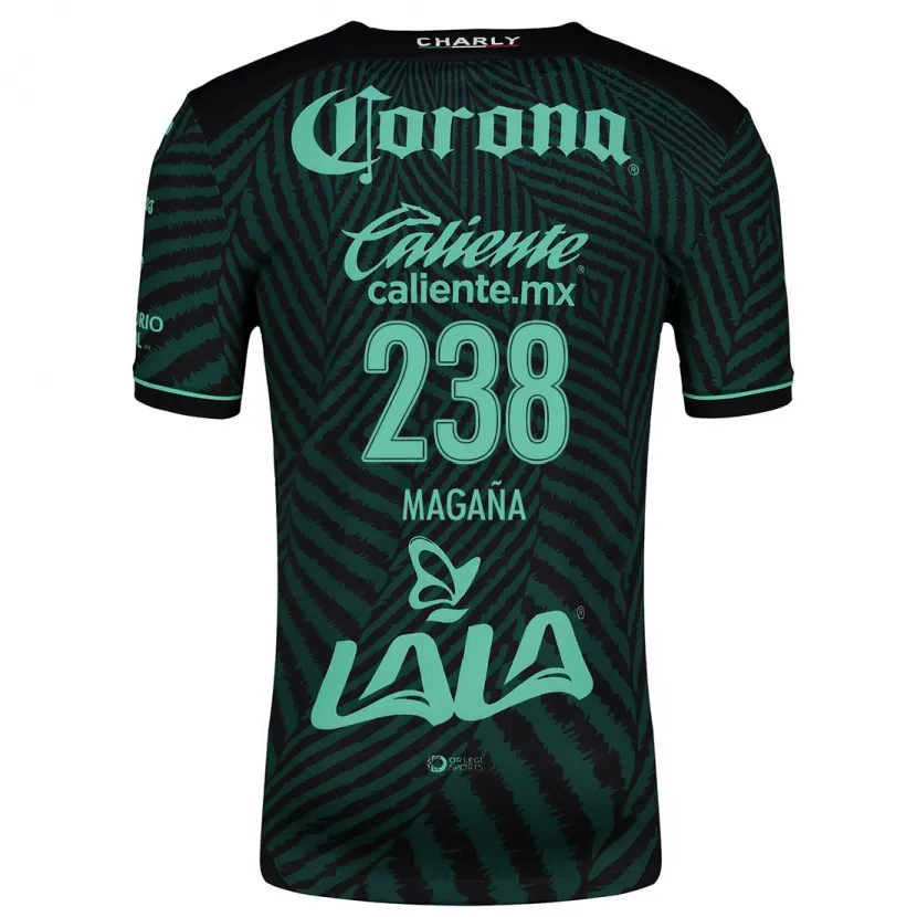 Danxen Mujer Camiseta Emilio Magaña #238 Verde Negro 2ª Equipación 2024/25 La Camisa México