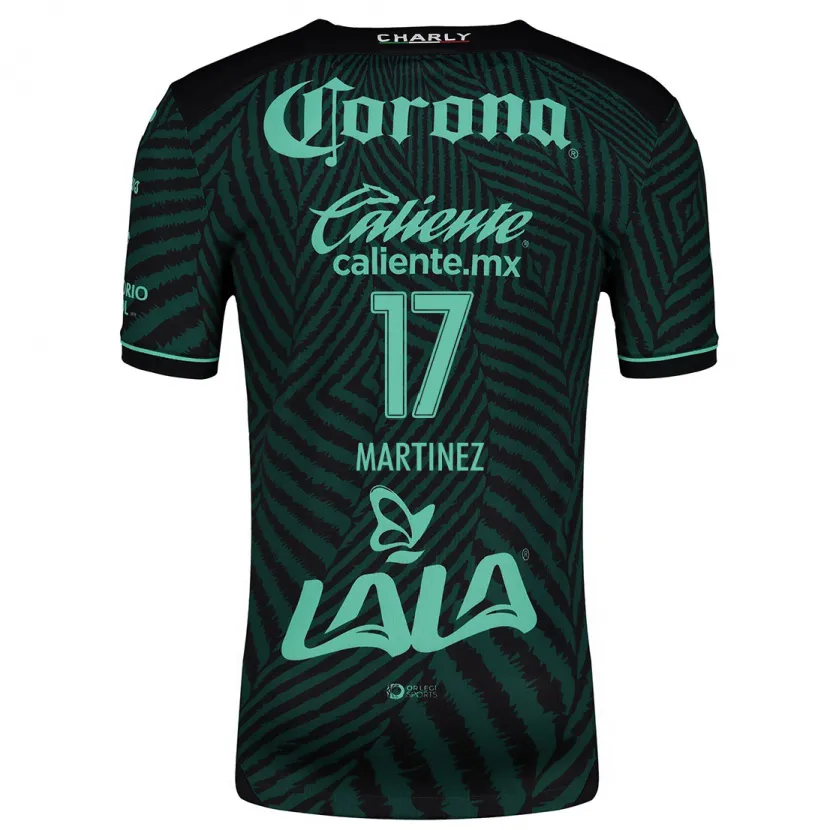 Danxen Mujer Camiseta Marianne Martínez #17 Verde Negro 2ª Equipación 2024/25 La Camisa México