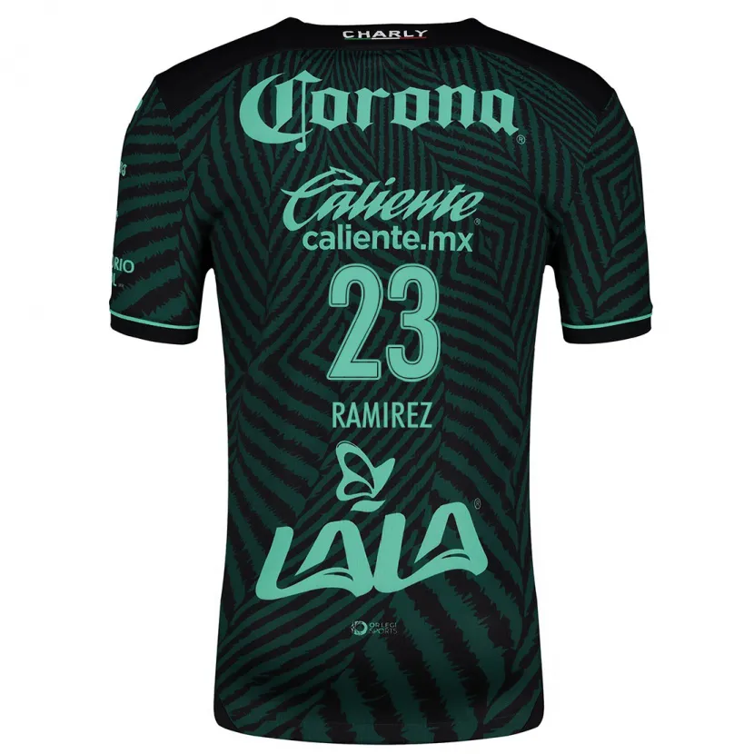 Danxen Mujer Camiseta Alexxandra Ramírez #23 Verde Negro 2ª Equipación 2024/25 La Camisa México