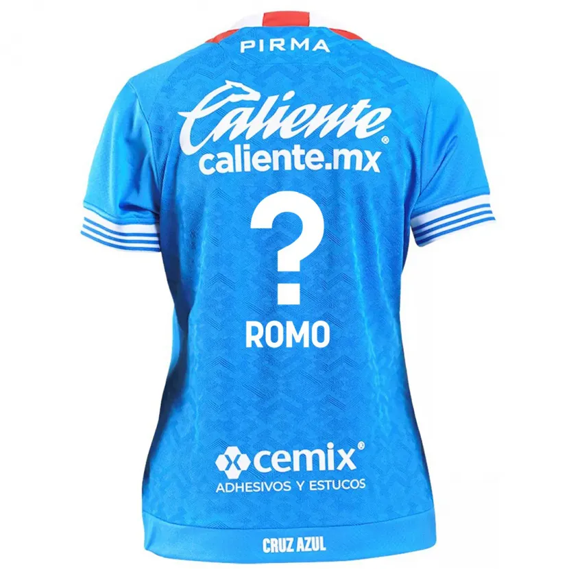 Danxen Niño Camiseta Luis Romo #0 Cielo Azul 1ª Equipación 2024/25 La Camisa México