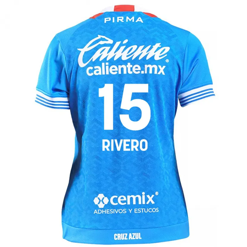 Danxen Niño Camiseta Ignacio Rivero #15 Cielo Azul 1ª Equipación 2024/25 La Camisa México