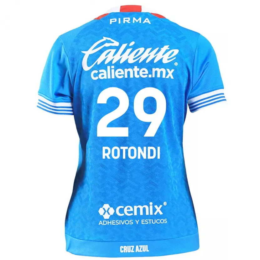 Danxen Niño Camiseta Carlos Rotondi #29 Cielo Azul 1ª Equipación 2024/25 La Camisa México