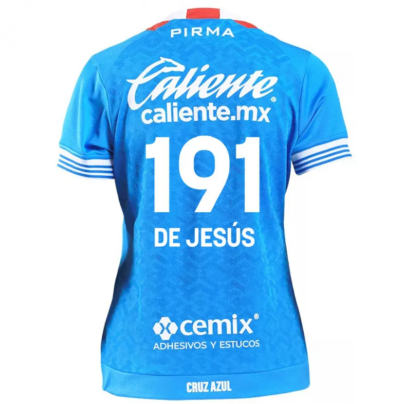 Danxen Niño Camiseta Luis De Jesús #191 Cielo Azul 1ª Equipación 2024/25 La Camisa México
