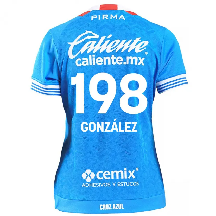 Danxen Niño Camiseta Kenneth González #198 Cielo Azul 1ª Equipación 2024/25 La Camisa México