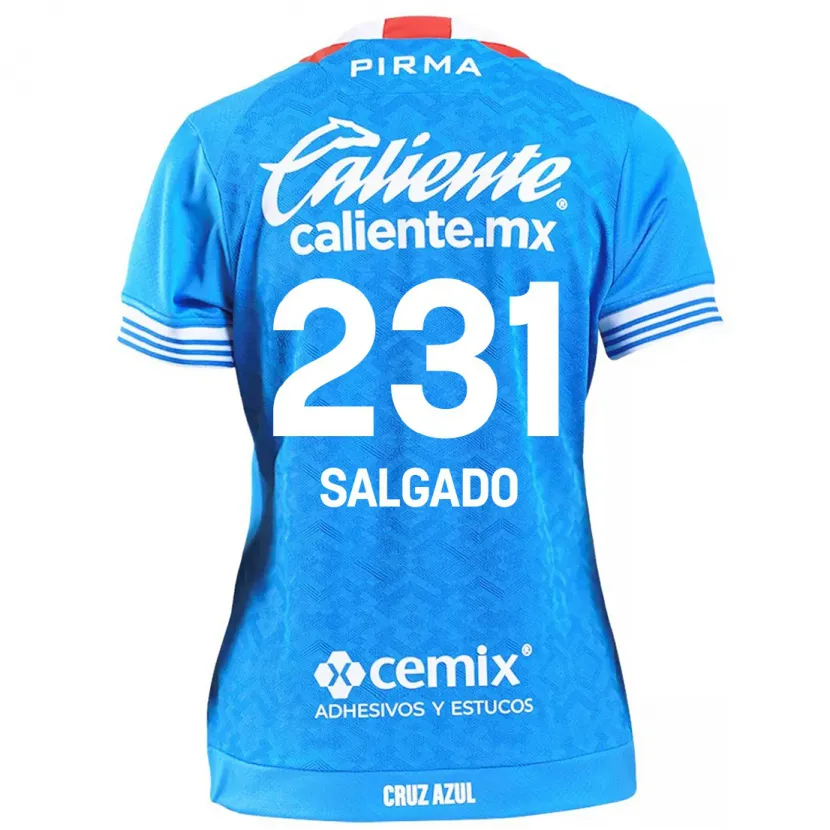 Danxen Niño Camiseta Bruno Salgado #231 Cielo Azul 1ª Equipación 2024/25 La Camisa México