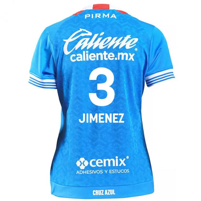 Danxen Niño Camiseta Jaiber Jimenez #3 Cielo Azul 1ª Equipación 2024/25 La Camisa México