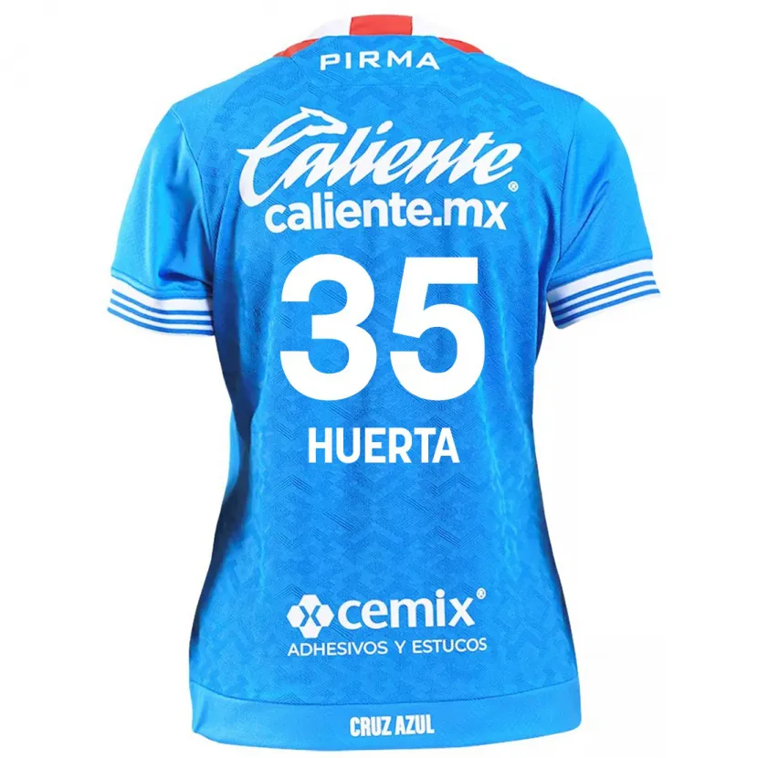 Danxen Niño Camiseta Renata Huerta #35 Cielo Azul 1ª Equipación 2024/25 La Camisa México