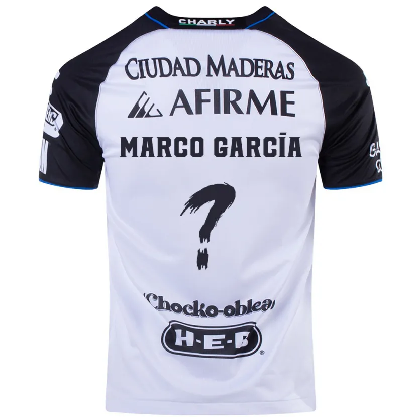 Danxen Niño Camiseta Marco García #0 Azul Negro 1ª Equipación 2024/25 La Camisa México