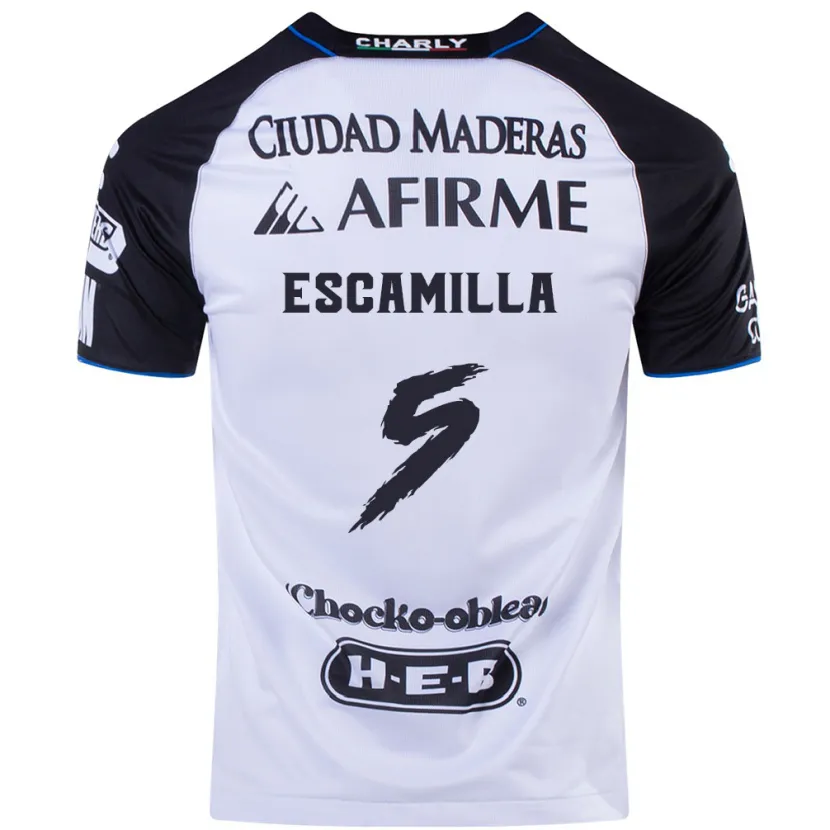 Danxen Niño Camiseta Kevin Escamilla #5 Azul Negro 1ª Equipación 2024/25 La Camisa México