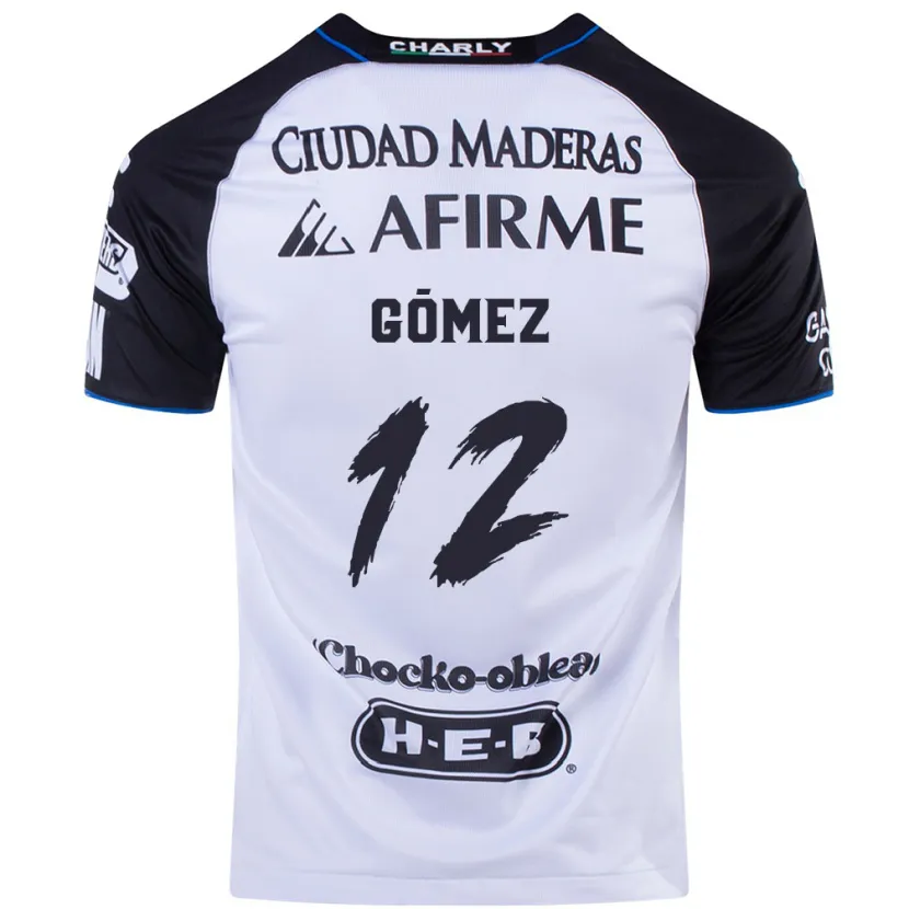 Danxen Niño Camiseta Jaime Gómez #12 Azul Negro 1ª Equipación 2024/25 La Camisa México