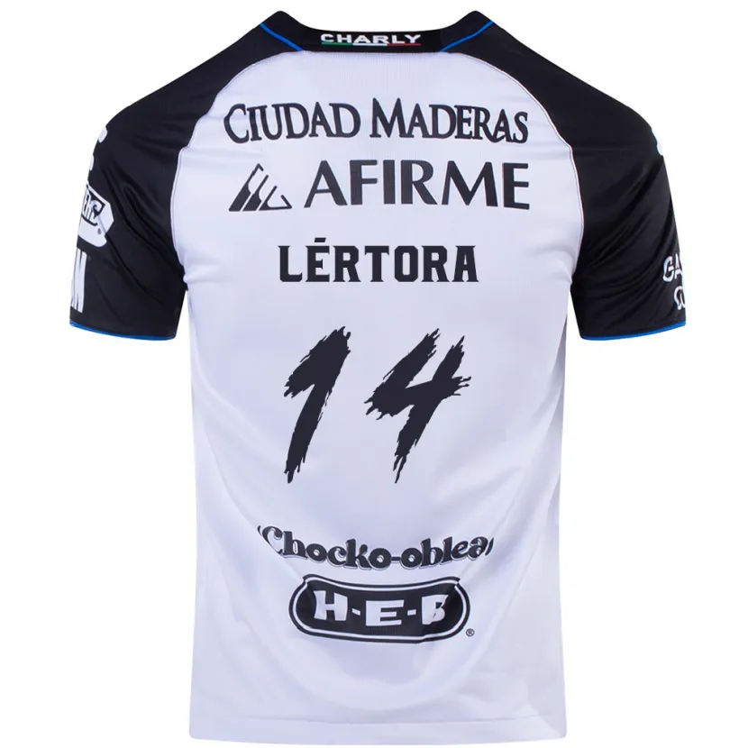 Danxen Niño Camiseta Federico Lértora #14 Azul Negro 1ª Equipación 2024/25 La Camisa México