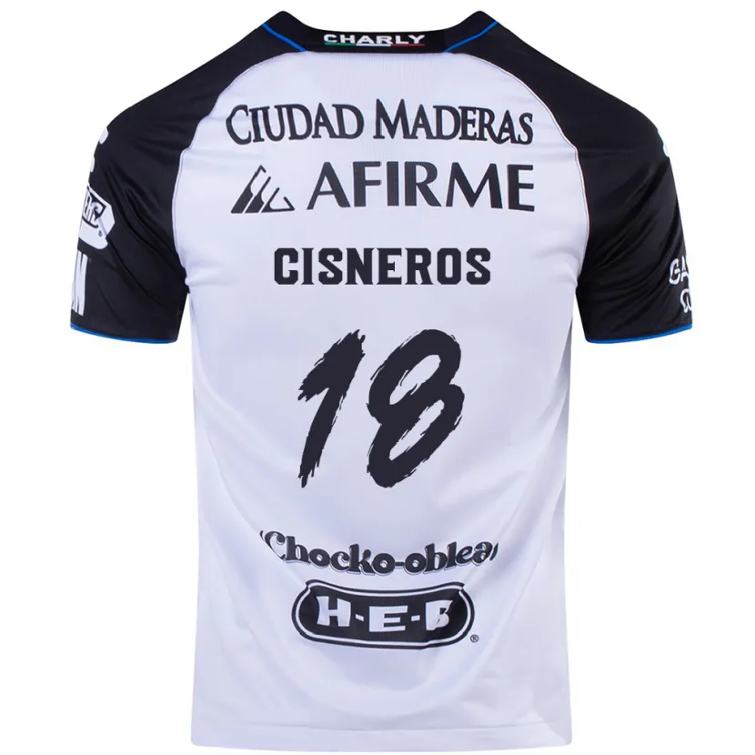 Danxen Niño Camiseta Ronaldo Cisneros #18 Azul Negro 1ª Equipación 2024/25 La Camisa México