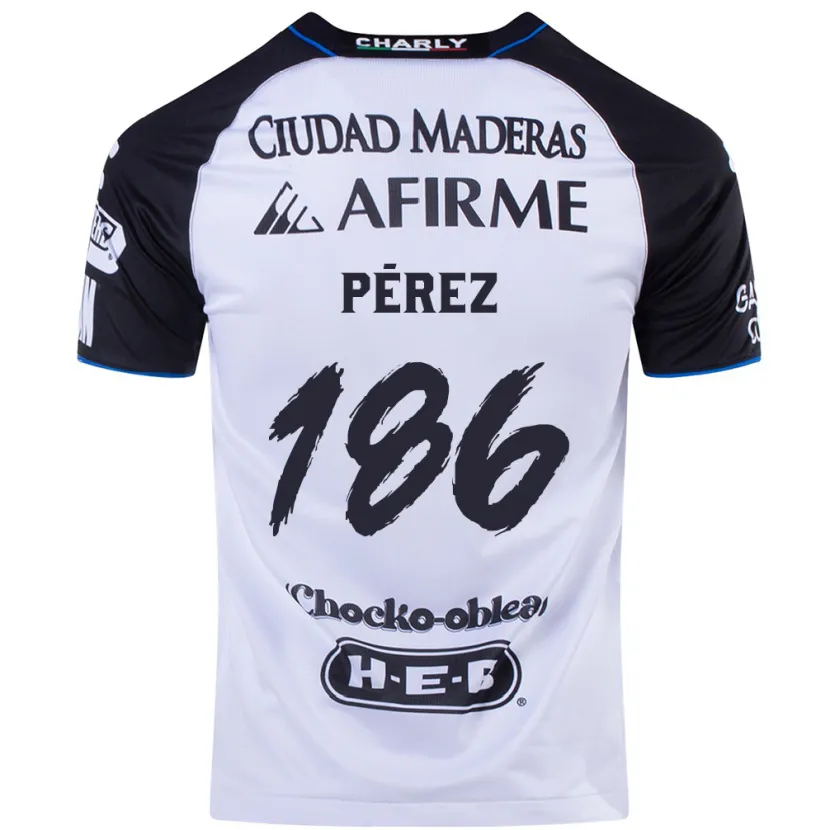 Danxen Niño Camiseta José Pérez #186 Azul Negro 1ª Equipación 2024/25 La Camisa México