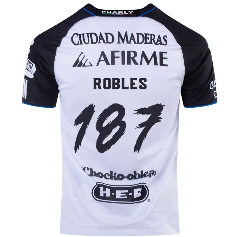Danxen Niño Camiseta Juan Robles #187 Azul Negro 1ª Equipación 2024/25 La Camisa México