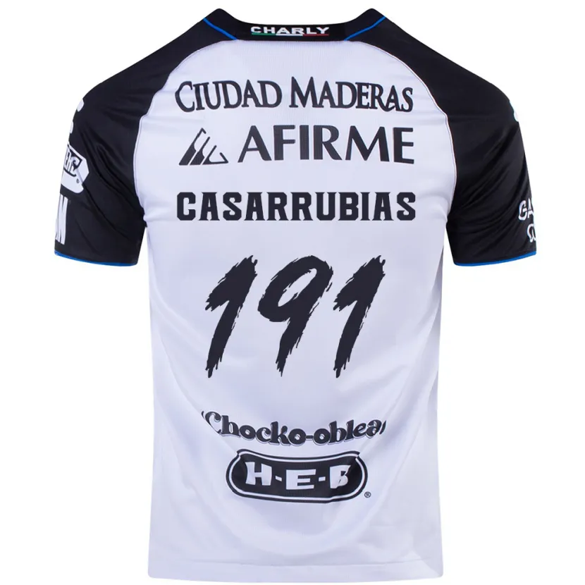 Danxen Niño Camiseta Aaron Casarrubias #191 Azul Negro 1ª Equipación 2024/25 La Camisa México