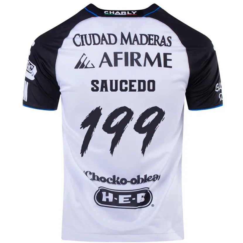 Danxen Niño Camiseta Christian Saucedo #199 Azul Negro 1ª Equipación 2024/25 La Camisa México