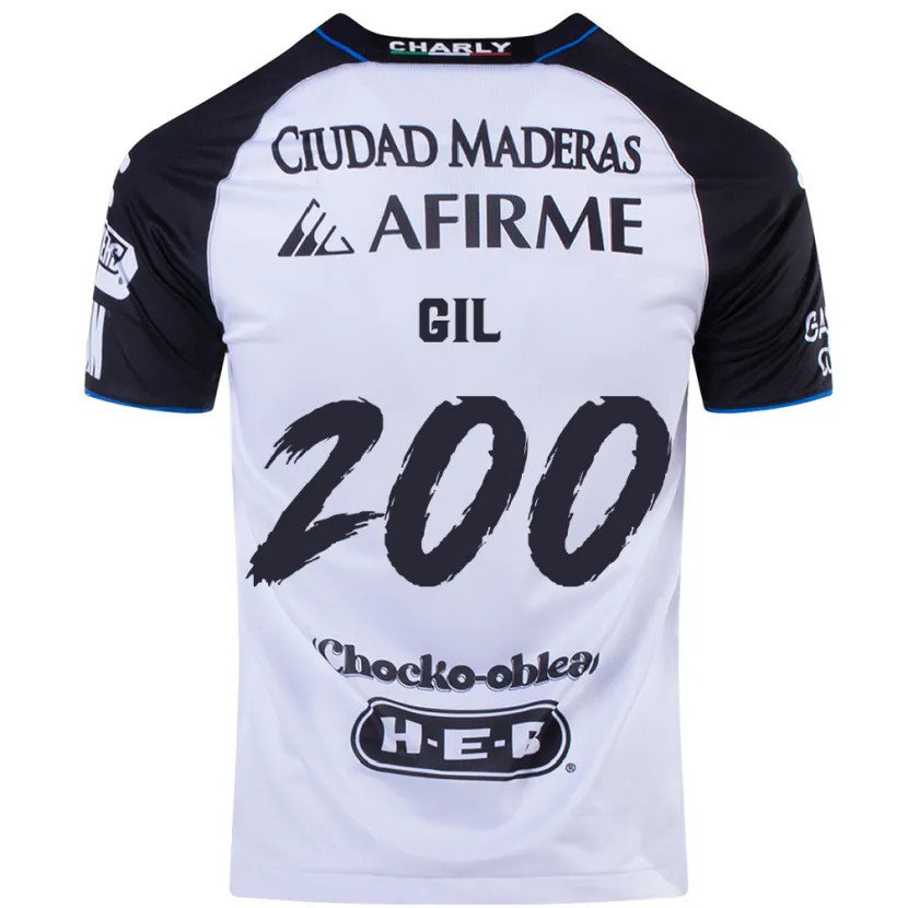 Danxen Niño Camiseta Gerardo Gil #200 Azul Negro 1ª Equipación 2024/25 La Camisa México
