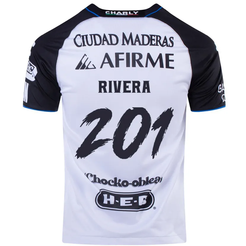 Danxen Niño Camiseta Christian Rivera #201 Azul Negro 1ª Equipación 2024/25 La Camisa México