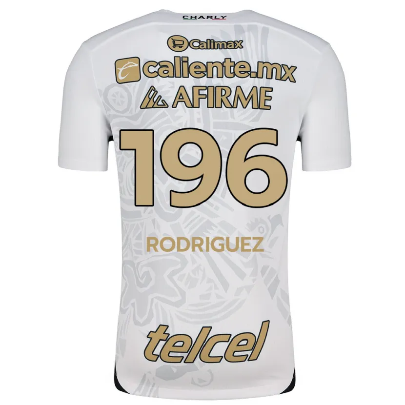 Danxen Niño Camiseta Prince Rodríguez #196 Blanco Negro 2ª Equipación 2024/25 La Camisa México