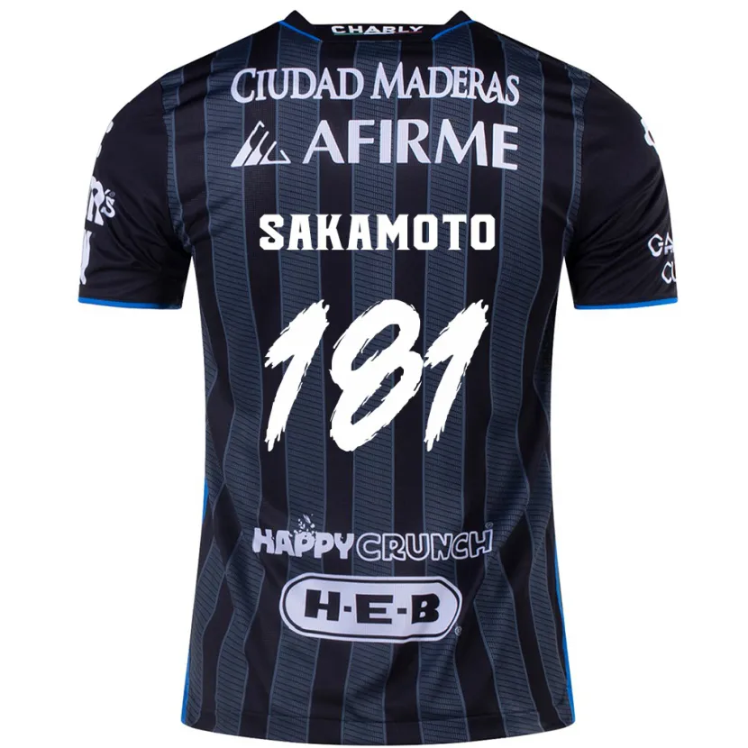 Danxen Niño Camiseta Stellan Sakamoto #181 Blanco Negro 2ª Equipación 2024/25 La Camisa México