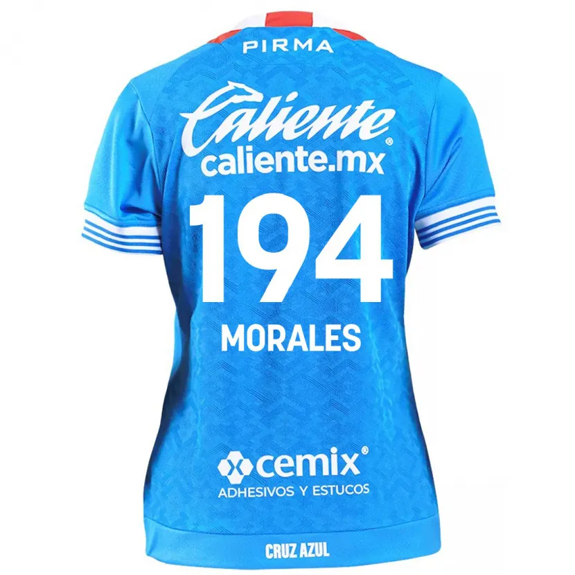 Danxen Hombre Camiseta Amaury Morales #194 Cielo Azul 1ª Equipación 2024/25 La Camisa México
