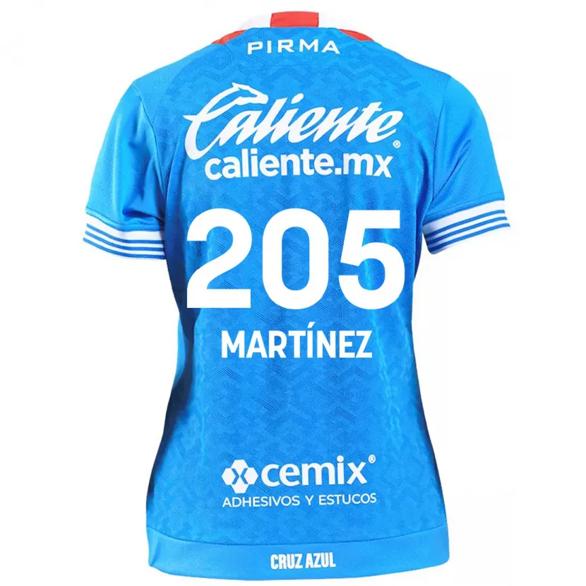 Danxen Hombre Camiseta César Martínez #205 Cielo Azul 1ª Equipación 2024/25 La Camisa México