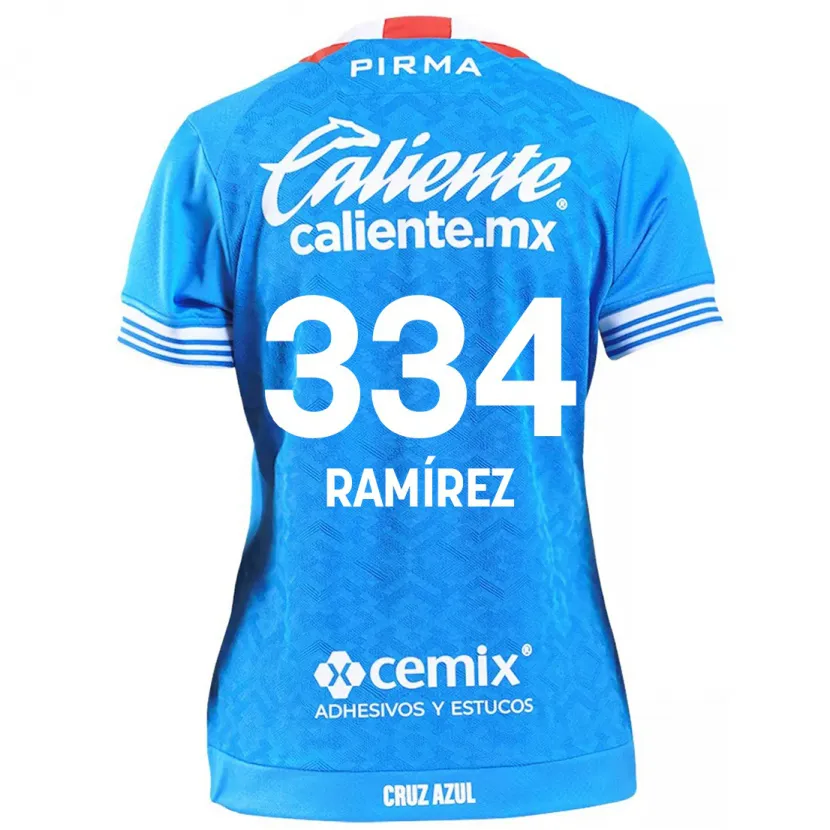 Danxen Hombre Camiseta Mauricio Ramírez #334 Cielo Azul 1ª Equipación 2024/25 La Camisa México