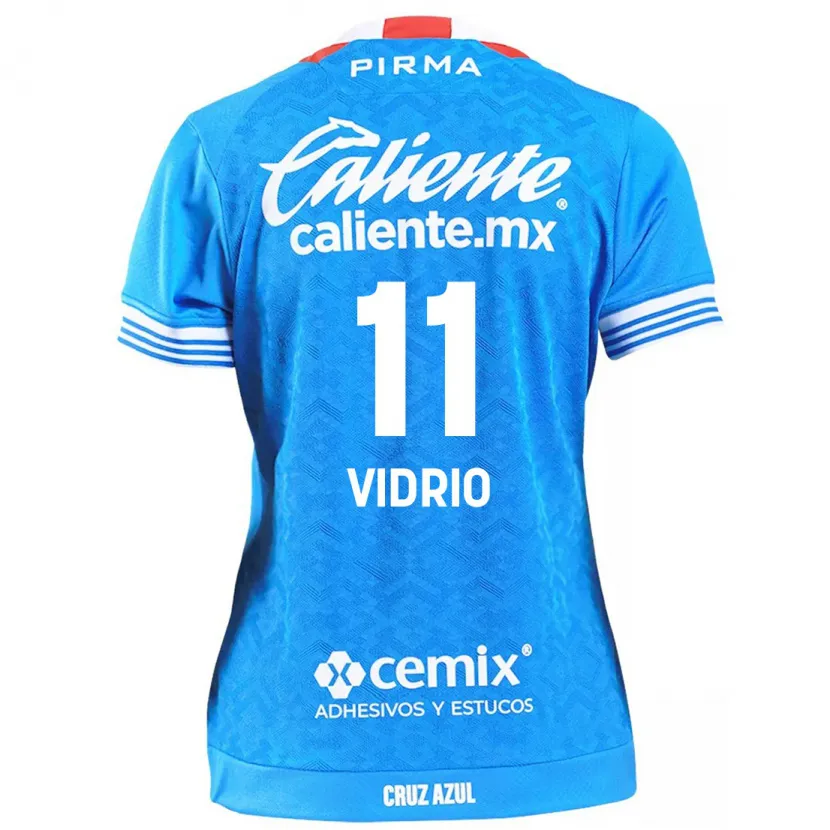 Danxen Hombre Camiseta Nailea Vidrio #11 Cielo Azul 1ª Equipación 2024/25 La Camisa México