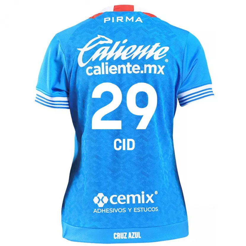 Danxen Hombre Camiseta Claudia Cid #29 Cielo Azul 1ª Equipación 2024/25 La Camisa México