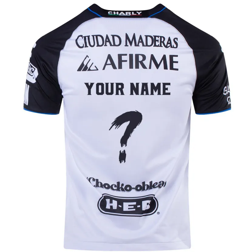 Danxen Hombre Camiseta Su Nombre #0 Azul Negro 1ª Equipación 2024/25 La Camisa México
