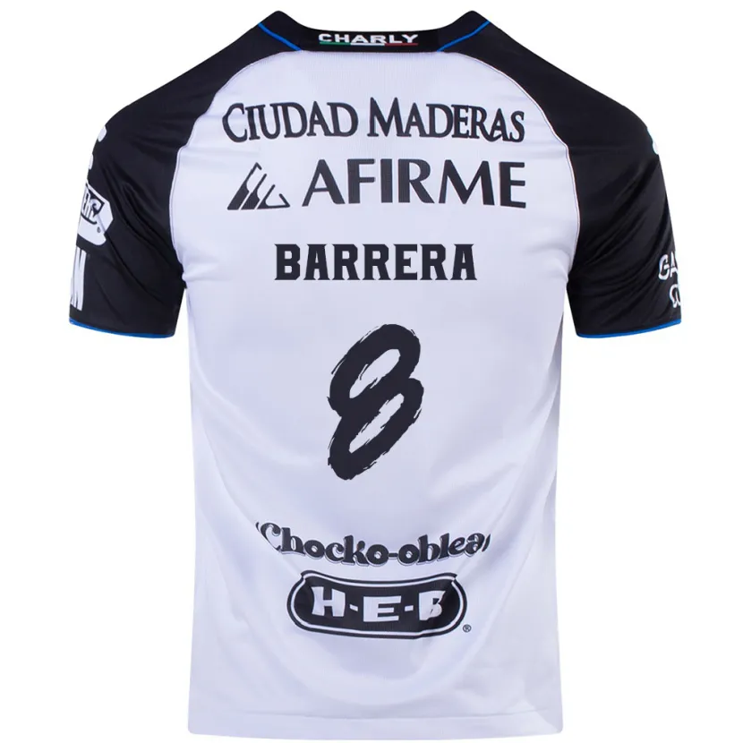 Danxen Hombre Camiseta Pablo Barrera #8 Azul Negro 1ª Equipación 2024/25 La Camisa México