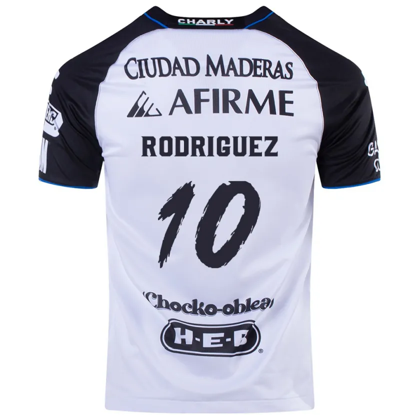 Danxen Hombre Camiseta Lucas Rodríguez #10 Azul Negro 1ª Equipación 2024/25 La Camisa México