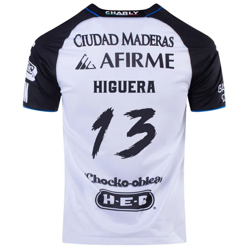 Danxen Hombre Camiseta Carlos Higuera #13 Azul Negro 1ª Equipación 2024/25 La Camisa México