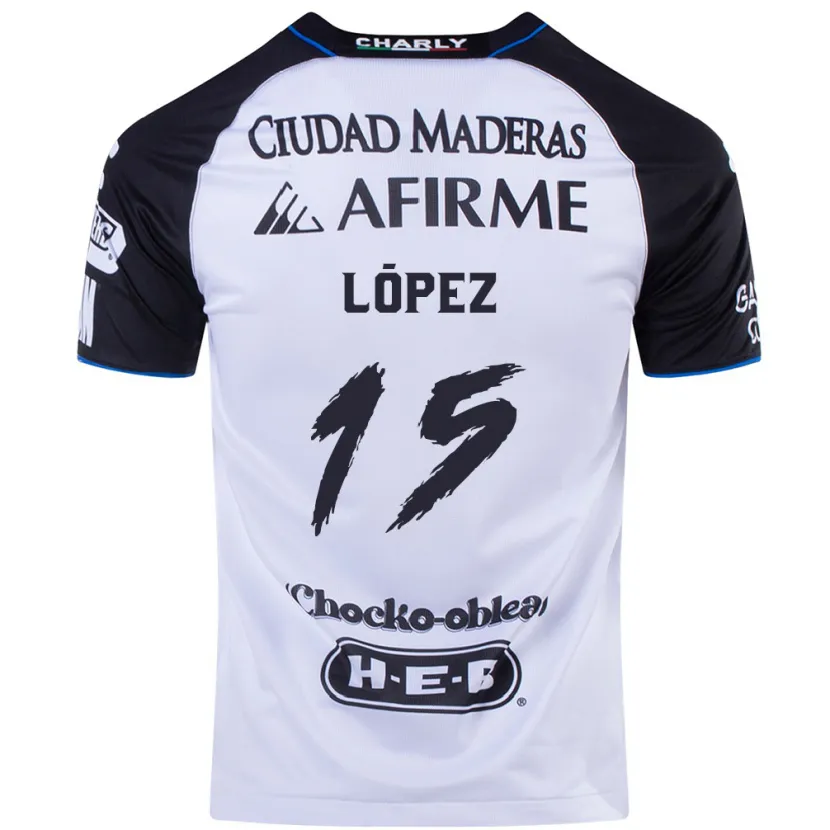 Danxen Hombre Camiseta Víctor López #15 Azul Negro 1ª Equipación 2024/25 La Camisa México