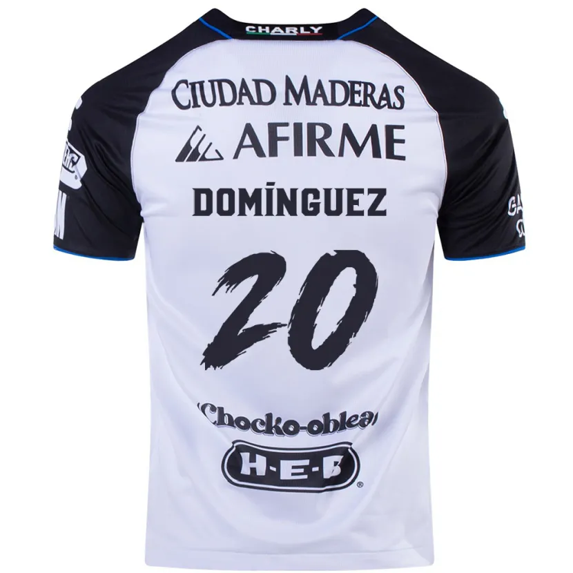 Danxen Hombre Camiseta Misael Domínguez #20 Azul Negro 1ª Equipación 2024/25 La Camisa México