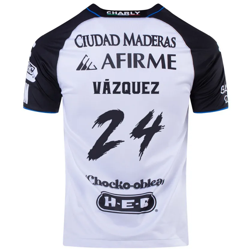 Danxen Hombre Camiseta Brayton Vázquez #24 Azul Negro 1ª Equipación 2024/25 La Camisa México