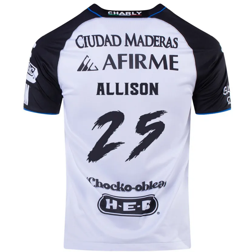 Danxen Hombre Camiseta Guillermo Allison #25 Azul Negro 1ª Equipación 2024/25 La Camisa México