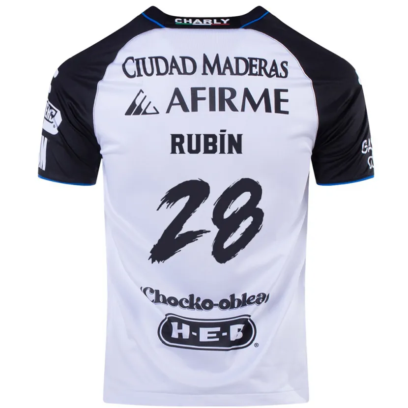 Danxen Hombre Camiseta Rubio Rubín #28 Azul Negro 1ª Equipación 2024/25 La Camisa México