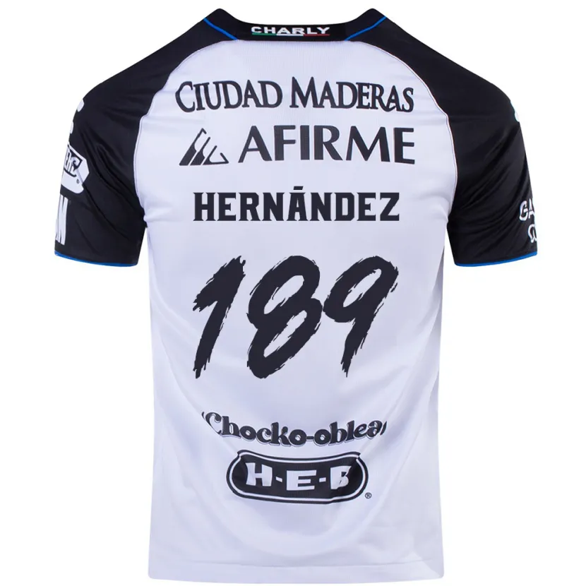 Danxen Hombre Camiseta Sebastián Hernández #189 Azul Negro 1ª Equipación 2024/25 La Camisa México