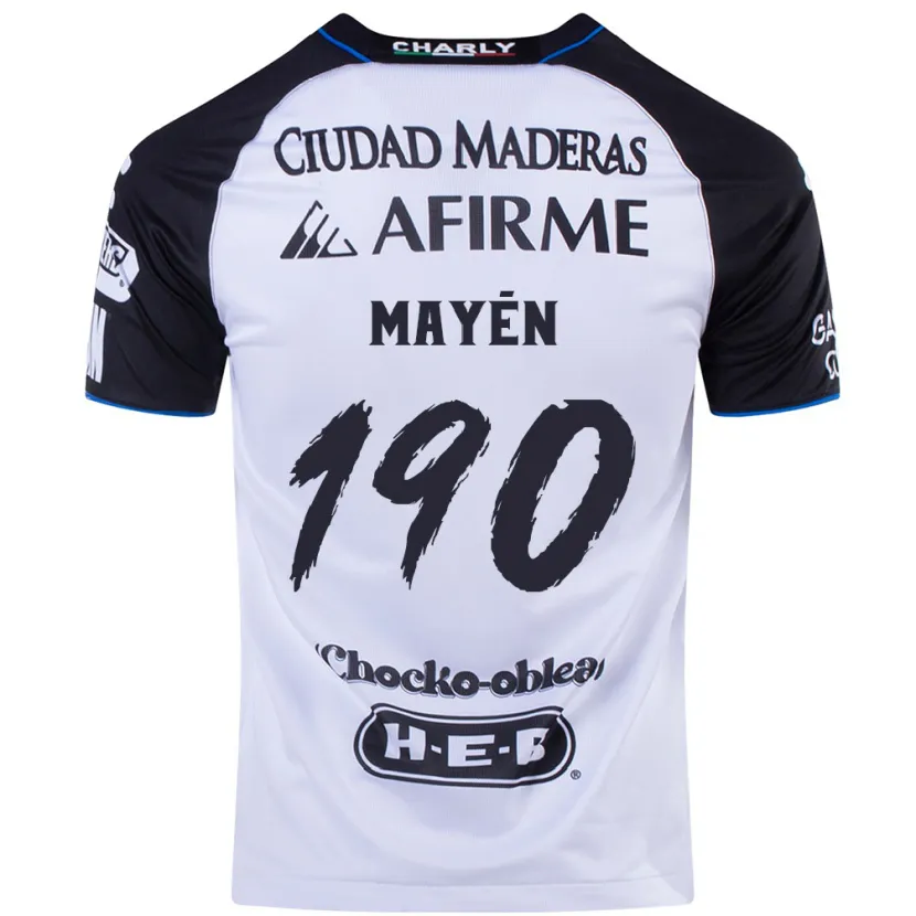 Danxen Hombre Camiseta Eduardo Mayén #190 Azul Negro 1ª Equipación 2024/25 La Camisa México