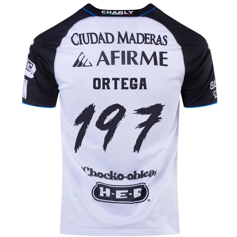 Danxen Hombre Camiseta Javier Ortega #197 Azul Negro 1ª Equipación 2024/25 La Camisa México