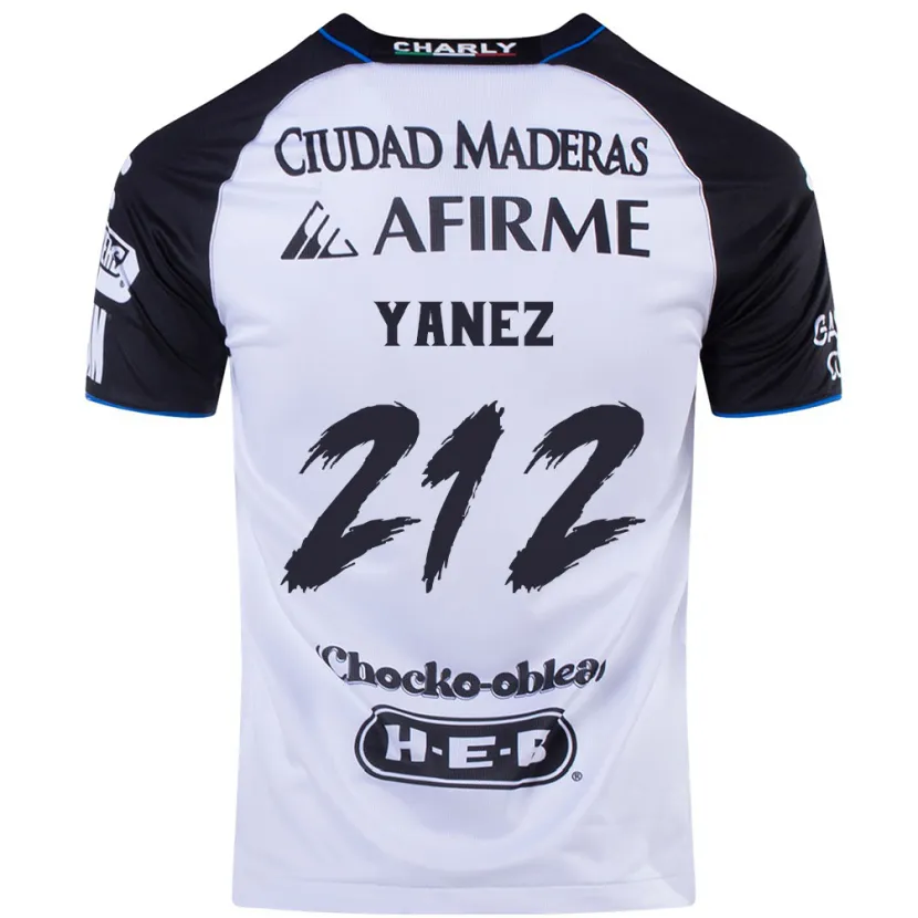 Danxen Hombre Camiseta Sebastián Yánez #212 Azul Negro 1ª Equipación 2024/25 La Camisa México